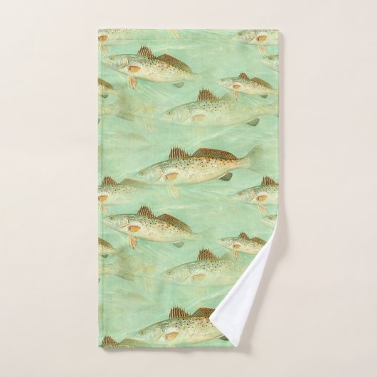 Bassfisch Badhandtuch Set (Handtuch)