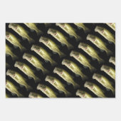 Bassfisch Muster Außensport Moderne Geschenkpapier Set (Vorderseite 2)