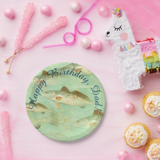 Bassfisch  pappteller (Party)