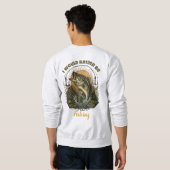 Bassfischen Geschenk | Forellenbarsch-Angeln  Sweatshirt (Schwarz voll)