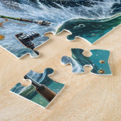 Bassfischen Puzzle (Seite)