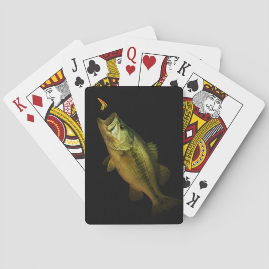 Bassfischen Spielkarten (Rückseite)