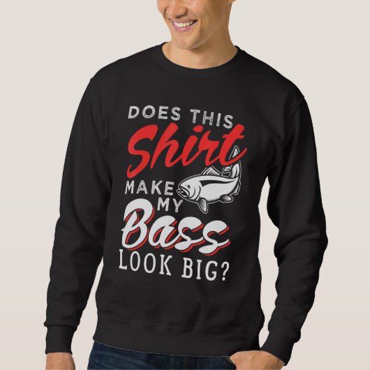 Bassfischerei Sweatshirt (Vorderseite)