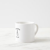 Bassgitarre den ganzen Tag Espressotasse (Vorderseite Rechts)