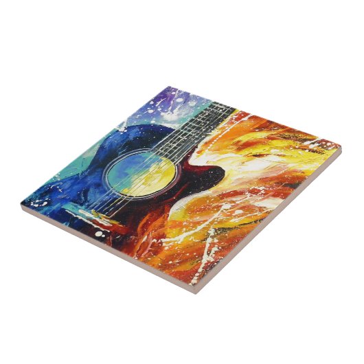 Bassgitarre Fliese (Seite)