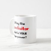 Bassgitarre Kaffeetasse (Vorderseite Links)