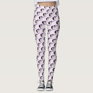 Bassgitarre , Musik Custom Leggings