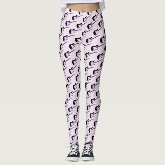 Bassgitarre , Musik Custom Leggings (Vorderseite)