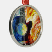 Bassgitarre Ornament Aus Metall (Rechts)