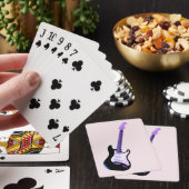 Bassgitarre , Poker für Musik Spielkarten (In Situ)