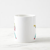 Bassgitarre-Strichmännchen Kaffeetasse (Mittel)