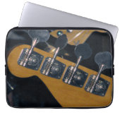 Bassgitarre-Tuning-Pegs Laptopschutzhülle (Vorderseite)