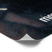 Bassgitarre-Tuning-Pegs Poster (Ecke)