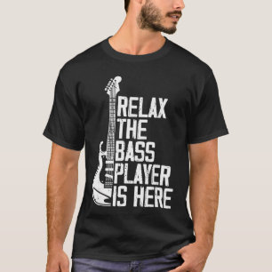 Bassgitarrenspieler Musiker Wortspiel für Gitarris T-Shirt