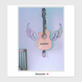 Bassgitarrist Aufkleber (Blatt)