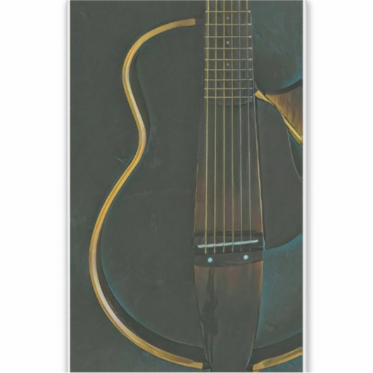 Bassgitarrist Aufkleber (Vorderseite)