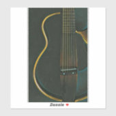 Bassgitarrist Aufkleber (Blatt)