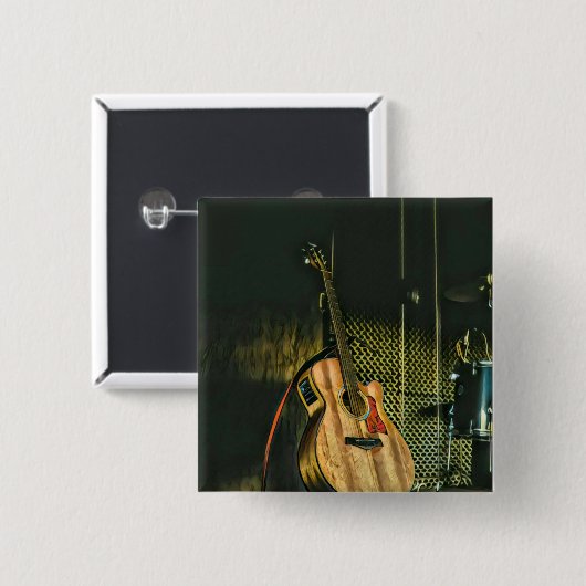 Bassgitarrist Button (Vorne & Hinten)