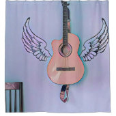 Bassgitarrist Duschvorhang (Vorderseite)