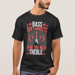 Bassgitarrist E-Gitarre zu viel Höhen T-Shirt