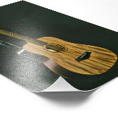 Bassgitarrist Fotodruck (Ecke)