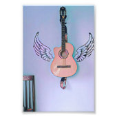 Bassgitarrist Fotodruck (Vorne)