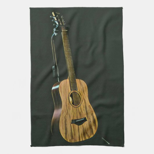 Bassgitarrist Geschirrtuch (Vertikal)