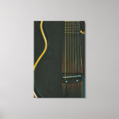 Bassgitarrist Leinwanddruck (Vorderseite)