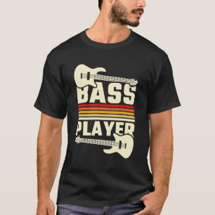Bassgitarrist Musik Rockstar Gitarrist Outfit T-Shirt