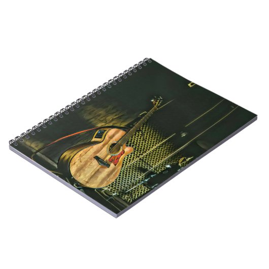 Bassgitarrist Notizblock (Linke Seite)