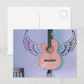 Bassgitarrist Postkarte (Vorne/Hinten)