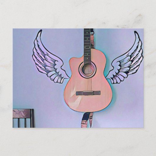 Bassgitarrist Postkarte (Vorderseite)