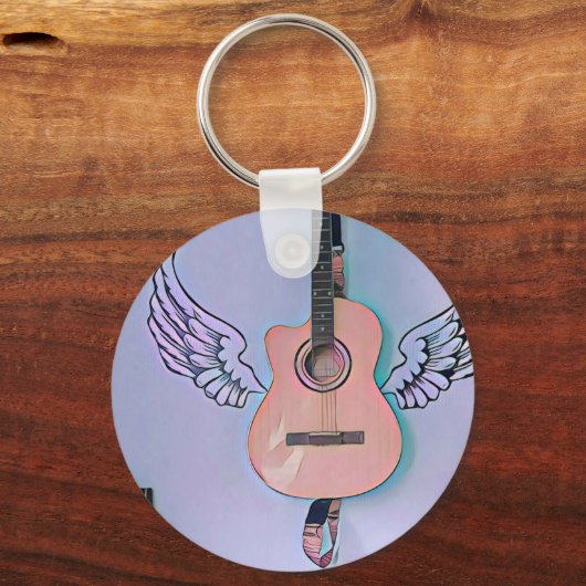 Bassgitarrist Schlüsselanhänger (Vorderseite)