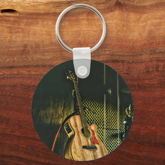 Bassgitarrist Schlüsselanhänger (Vorderseite)