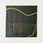 Bassgitarrist Wandteppich (Vorderseite (Horizontal))