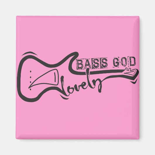 BassGodLovely-Magnet Magnet (Vorne)