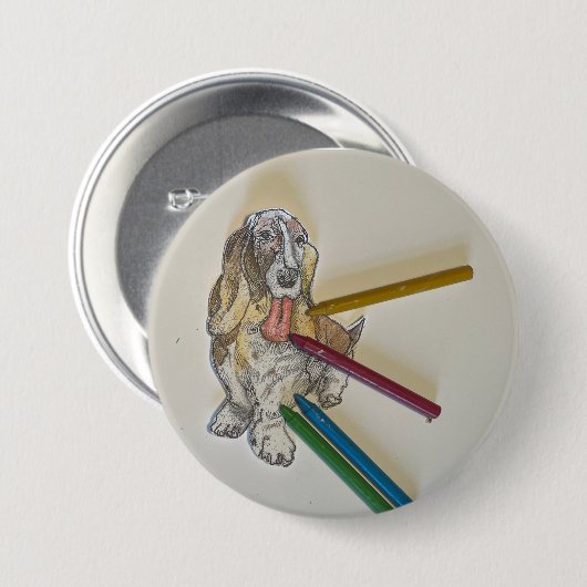 Bassie Pens Button (Vorne & Hinten)