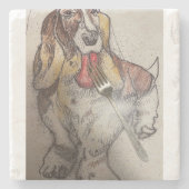 Bassie's Fork Steinuntersetzer (Vorderseite)