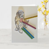 Bassie's Geburtstagskarte Karte (Gelbe Blume)