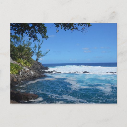 Bassin de Manapany (Ile de la Réunion) Postkarte (Vorderseite)