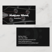 Bassist Bass Guitar Headstock Visitenkarte (Vorne/Hinten)