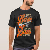 Bassist für Bass Gitarrist Bass Gitarre Rock Music T-Shirt (Vorderseite)