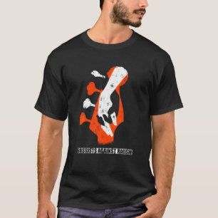 Bassist gegen Rassismus Bassisten Gitarre Elektris T-Shirt