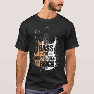 Bassist Musiker für Bassspieler und Bassgitarre T-Shirt