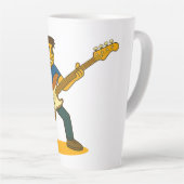 Bassist on Coffee cup Milchtasse (Rechte Ecke)