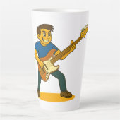 Bassist on Coffee cup Milchtasse (Vorderseite)