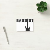 Bassist Post-it Klebezettel (Büro)
