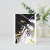 Bassist Postkarte (Stehend Vorderseite)