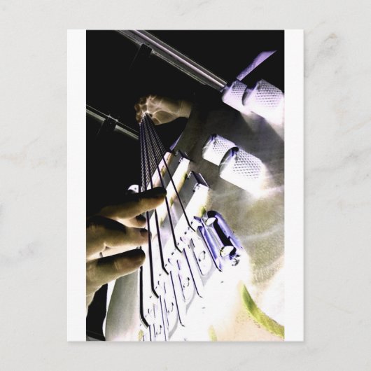 Bassist Postkarte (Vorderseite)