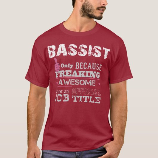 Bassist - T-Shirt (Vorderseite)
